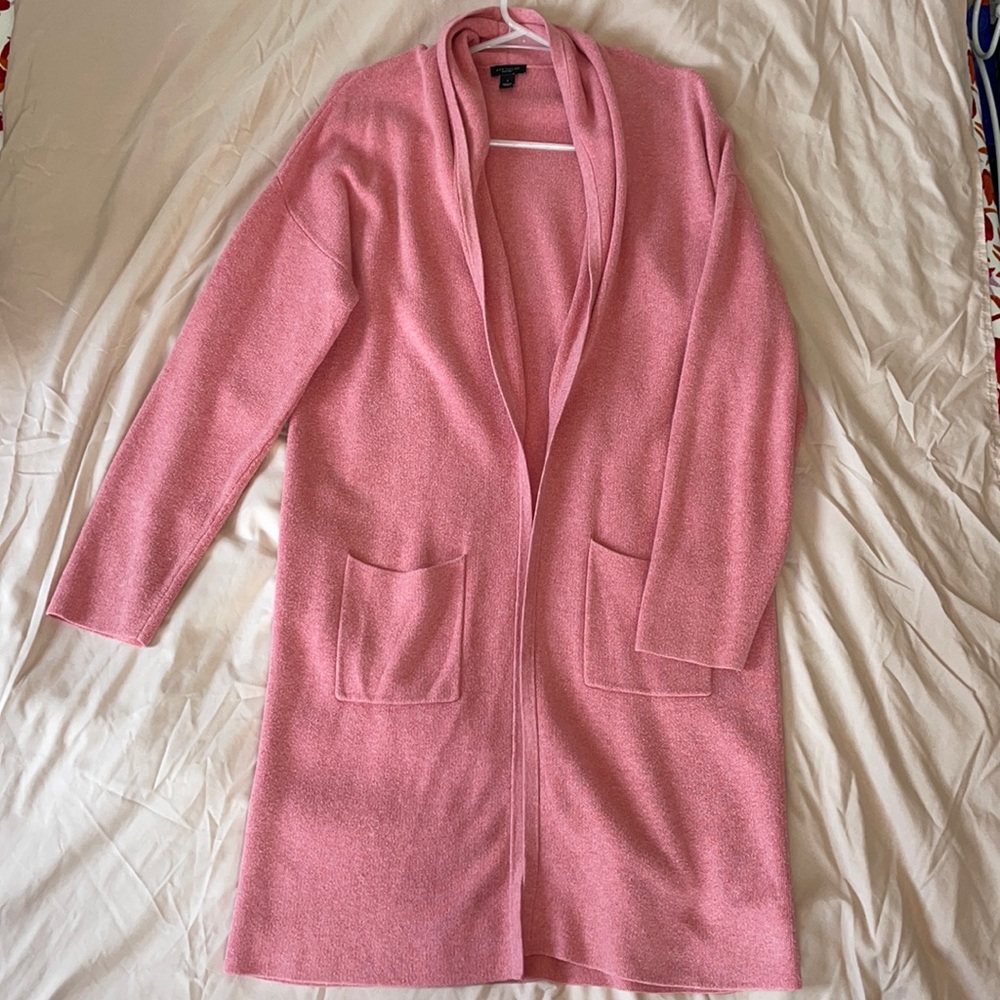 Ann Taylor Factory Pink Cardigan